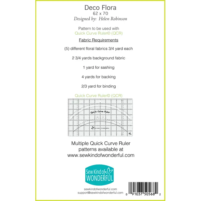Deco Flora Quilt Pattern