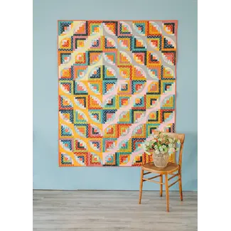 Sew Kind of Wonderful Curvy Log Cabin Quilt Pattern
