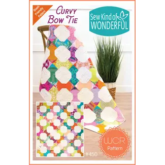 Sew Kind of Wonderful Curvy Bow Tie Quilt Pattern