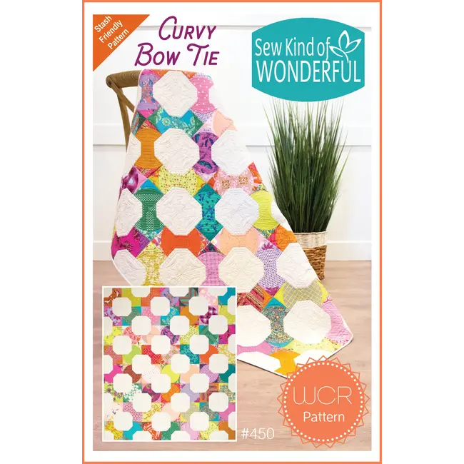 Curvy Bow Tie Quilt Pattern