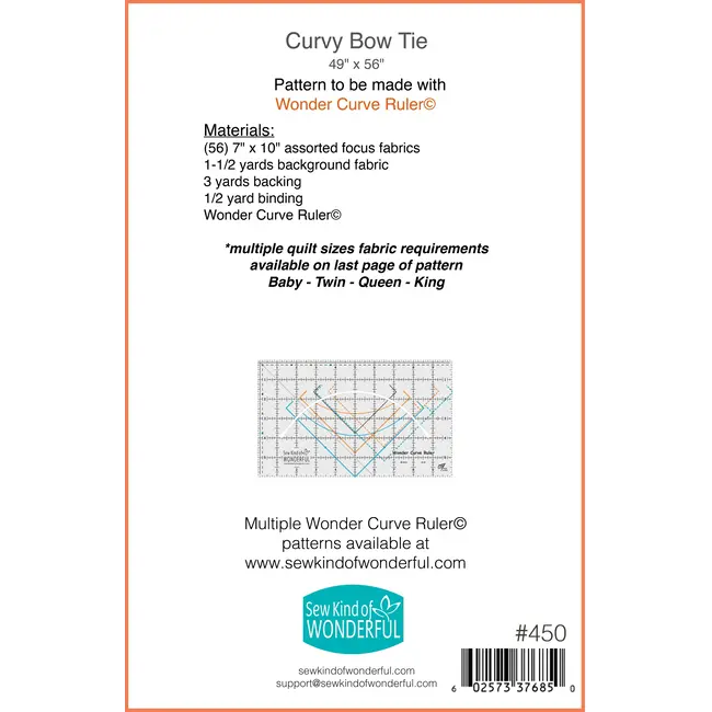 Curvy Bow Tie Quilt Pattern