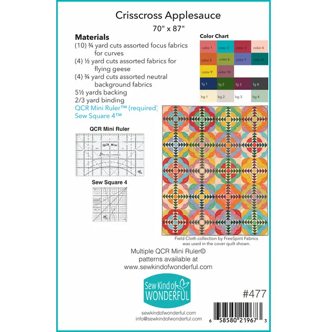Crisscross Applesauce Quilt Pattern