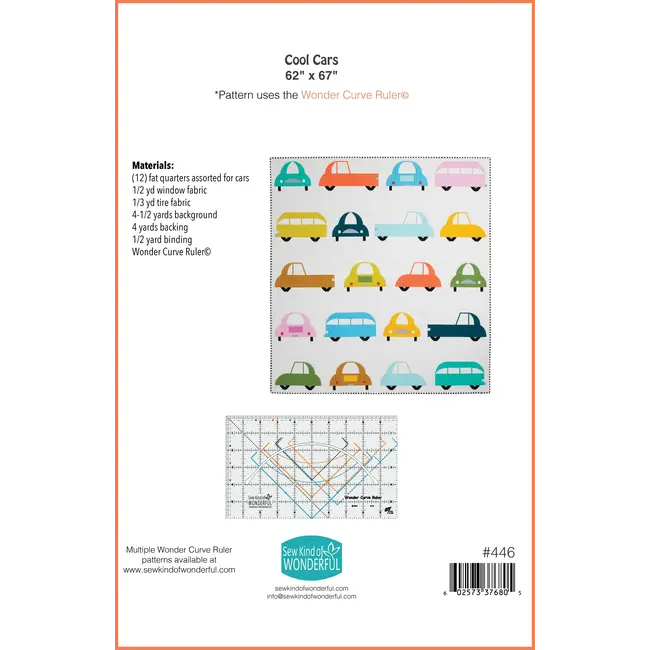 Cool Cars Quilt Pattern