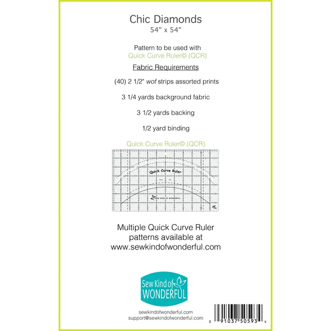 Chic Diamonds Quilt Pattern