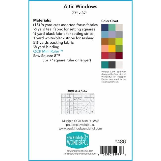 Attic Windows Quilt Pattern