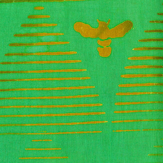 Andover Fabrics Stitched Hive, Lawn, $0.20/cm or $20/m