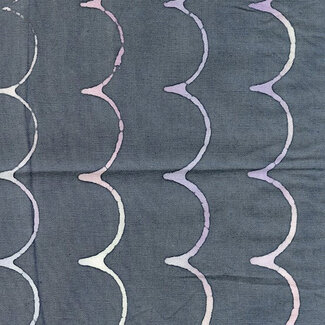 Andover Fabrics Stitched Scallop, Pewter, $0.20/cm or $20/m