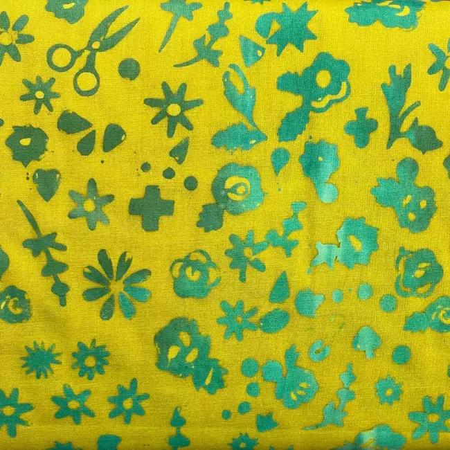 Stitched Floral, Lichen, $0.20/cm or $20/m