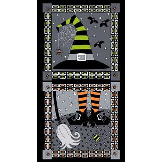 Andover Fabrics Hocus Pocus Witch Panel, Cauldron, per panel (59cm)