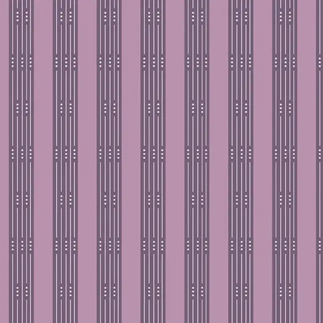Fabric from the Attic Throughline, Plum, $0.20/cm or $20/m