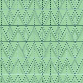 Andover Fabrics Fabric from the Attic, Tuxedo, Jadeite, $0.20/cm or $20/m