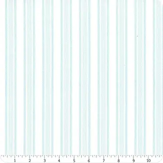 Andover Fabrics Magnolia Stripe, Light Blue, $0.20/cm or $20/m
