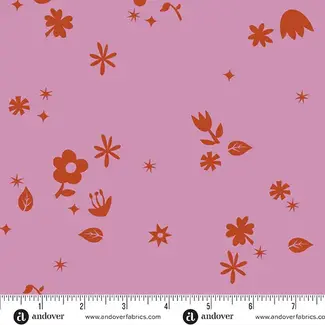 Andover Fabrics Birdie, Cut Flowers, Peony, $0.20/cm or $20/m