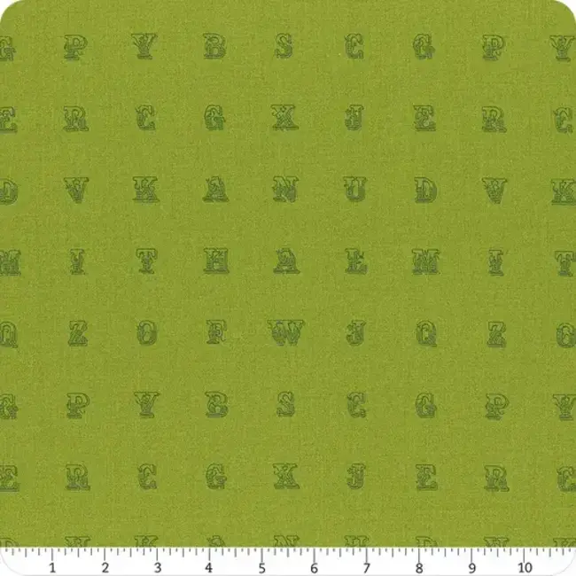 Soliloquy, Typset, Lime, $0.20/cm or $20/m