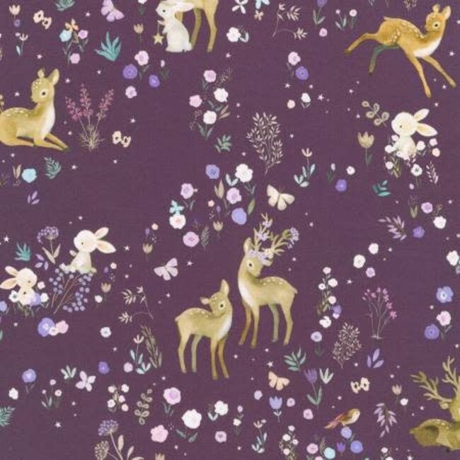 Deer Wilds, Plum, $0.20/cm or $20/m