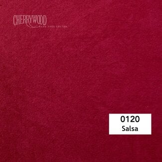 Cherrywood Hand Dyed Fabrics 0120 Salsa, $0.42/cm or $42/m