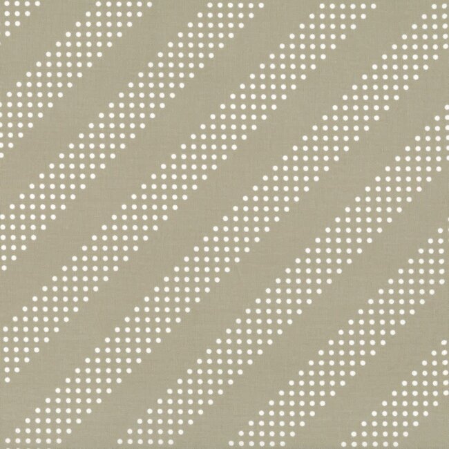 COTTON AND STEEL, DOTTIE, BEIGE PER CM OR $19/M