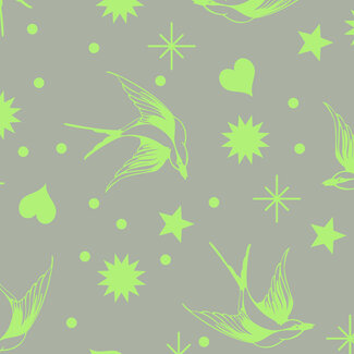 Tula Pink Tula Neon Fairy Flakes - Karma 0.17 per cm or $17/m
