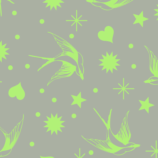 Tula Neon Fairy Flakes - Karma 0.17 per cm or $17/m