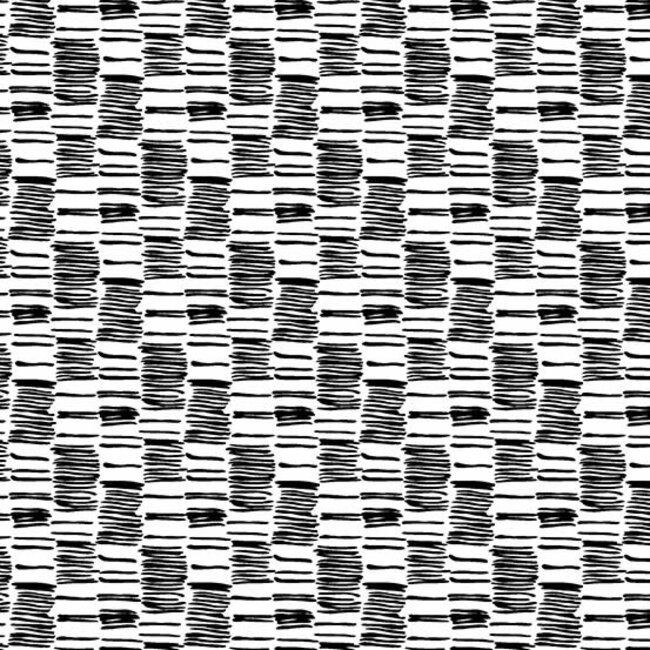 65cm cut - Century Black on White, Hatched Stripe CS-9680-L $0.18 per cm or $18/m