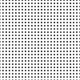 Andover 60cm cut - Century Black on White, Small Squares CS-9682-L $0.18 per cm or $18/m