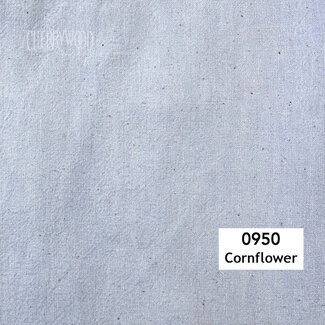 Cherrywood Hand Dyed Fabrics 0950 Cornflower, $0.42/cm or $42/m