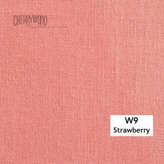 Cherrywood Hand Dyed Fabrics W09 Strawberry, $0.42/cm or $42/m
