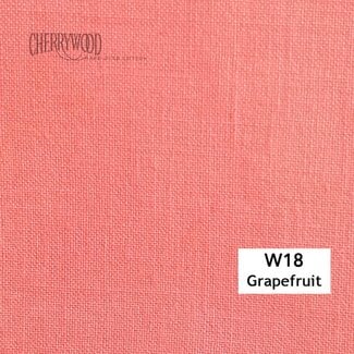 Cherrywood Hand Dyed Fabrics W18 Grapefruit, $0.42/cm or $42/m