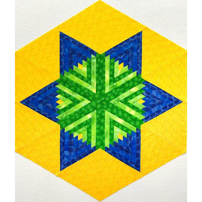 Star 60 Log Cabin  - Technique Sheet