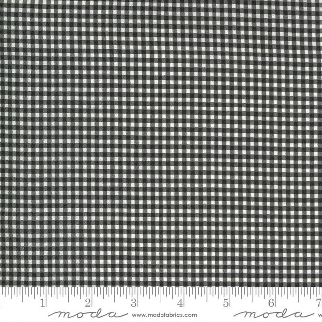 64cm Kitty Corn, Gingham, Midnight 31177-17 $0.20 per cm or $20/m