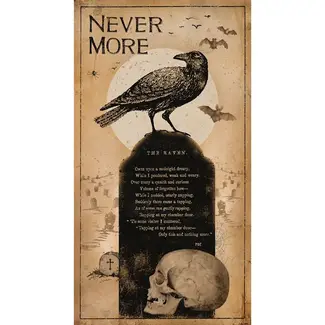 Clothworks Gothic Halloween - Never More Panel - Y4437-71