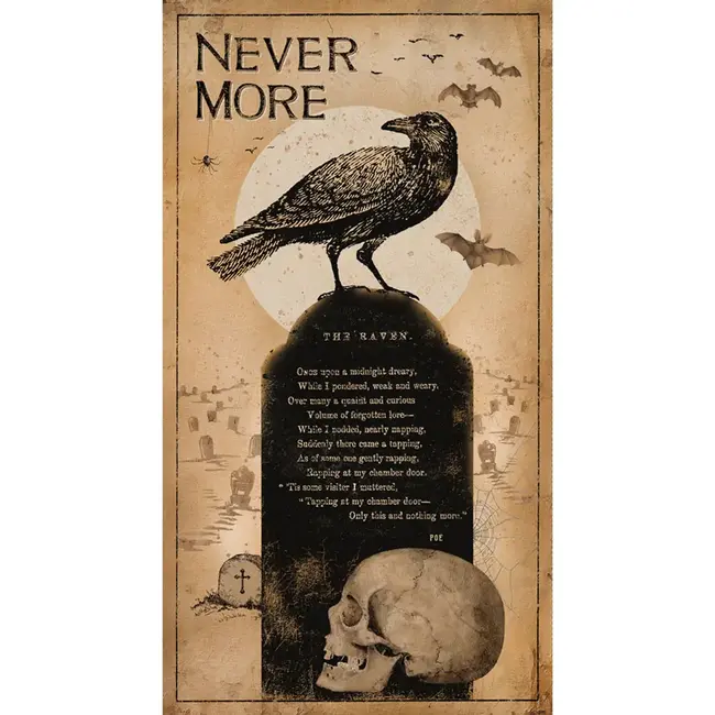 Gothic Halloween - Never More Panel - Y4437-71