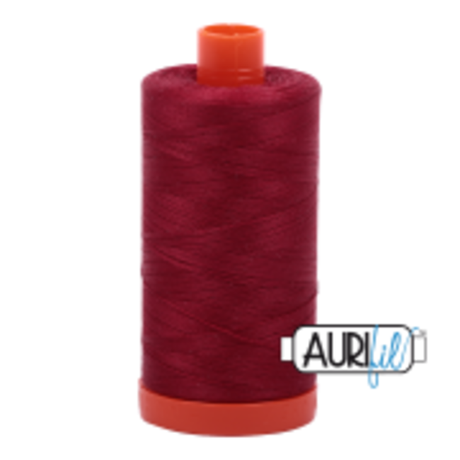 AURIFIL 50 WT Burgundy 1103 Small Spool
