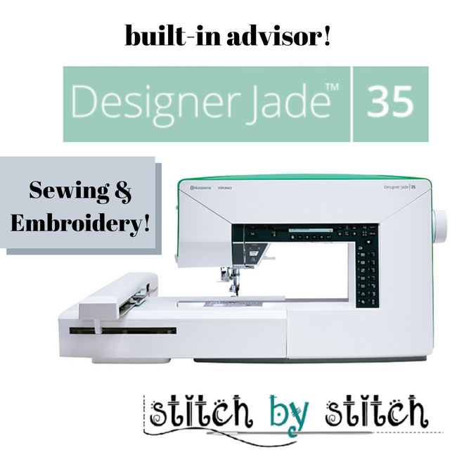 DESIGNER JADE™ 35 Sewing and Embroidery Machine