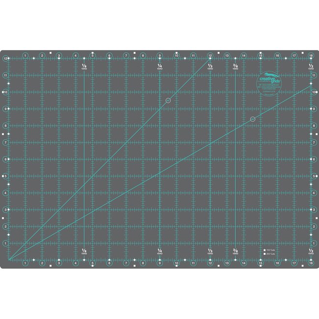 Creative Grids Cutting Mat Double-Sided 12 X 18 CGRMAT1218