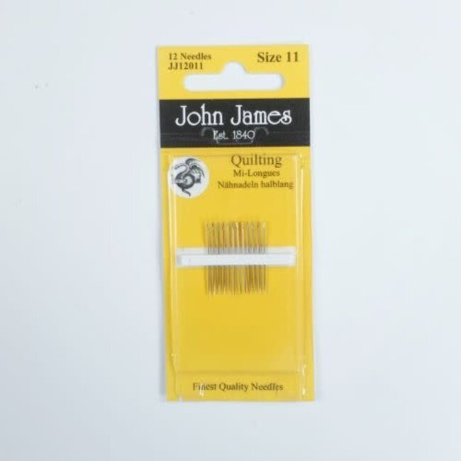 JOHN JAMES QUILTING SIZE 11 NEEDLES