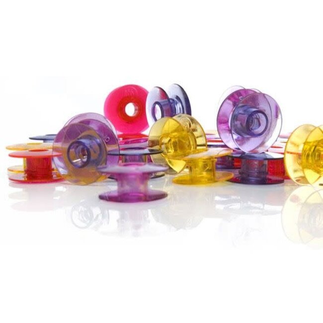 Husqvarna Bobbins 20 Pack Water colored (5,6,7)