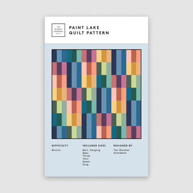 Paint Lake Quilt Pattern