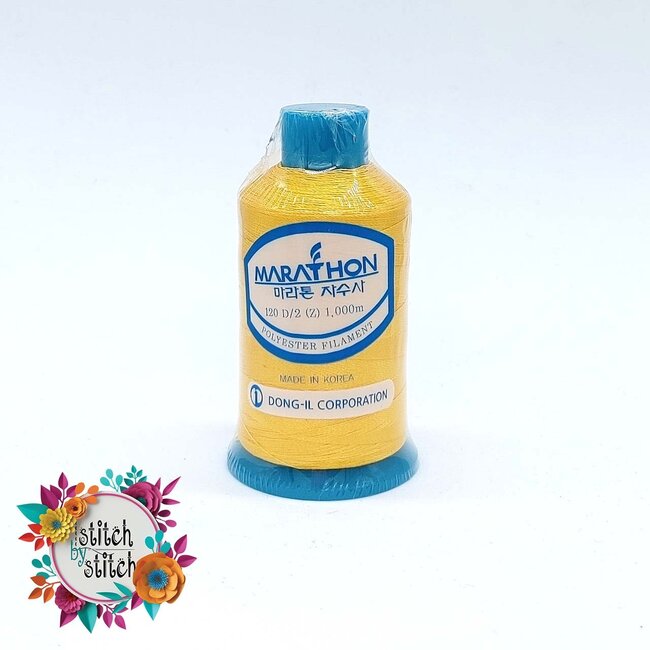 Colour 2021 Gold - 1000mtr POLY EMBROIDERY THREAD