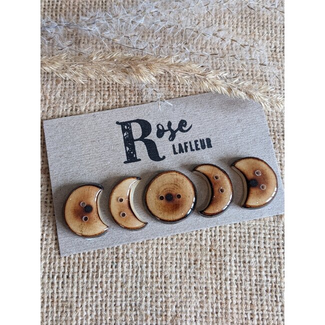 Cycle Lunaire - Lunar Cycle Button Set