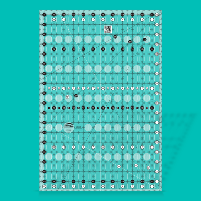 Creative Grids Quilt Ruler 12-1/2in x 18-1/2in CGR1218