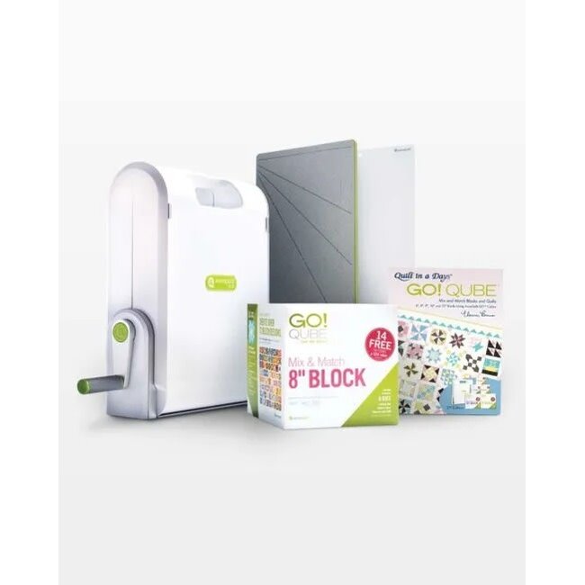 Ready. Set. GO! Ultimate Fabric Cutting System with 8" GO! Qube Block
