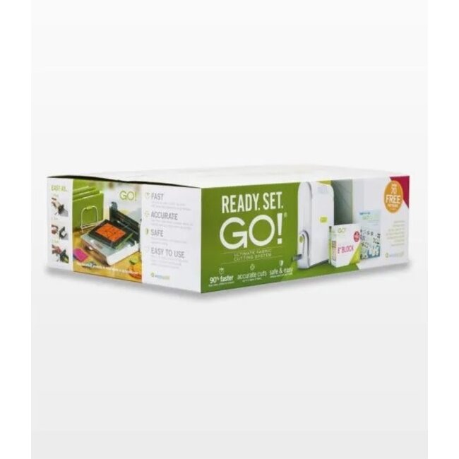 Ready. Set. GO! Ultimate Fabric Cutting System with 8" GO! Qube Block