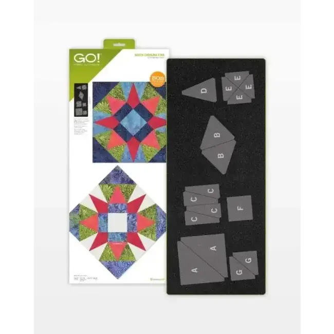 GO! North Carolina Star-12" Finished BOB Die