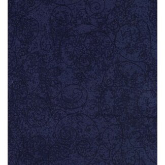Quilter's Choice Wide Back, Willow Flannel, French Navy, $0.30/cm or $30/m
