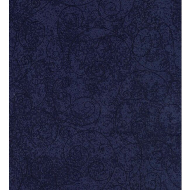 Wide Back, Willow Flannel, French Navy, $0.30/cm or $30/m
