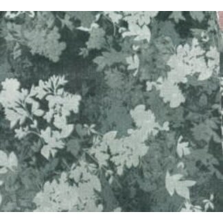 Quilter's Choice Wide Back, Shadow Flower, Olive, $0.30/cm or $30/m
