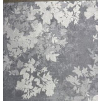 Quilter's Choice Wide Back, Shadow Flower, Light Grey, $0.30/cm or $30/m