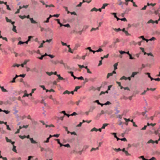 Clothworks Faboolous, Raspberry Bats Y4483-74, $0.22/cm or $22/m