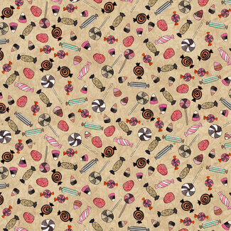 Clothworks Faboolous, Light Caramel Candy Y4484-64, $0.22/cm or $22/m
